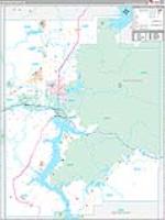 Kootenai, Id Carrier Route Wall Map