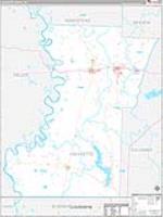 Lafayette, Ar Carrier Route Wall Map