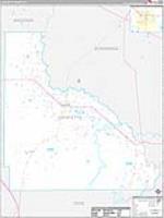 Lafayette, Fl Carrier Route Wall Map