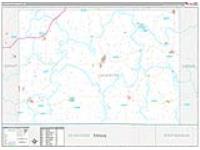 Lafayette, Wi Carrier Route Wall Map