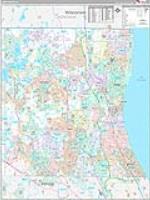 Lake, Il Wall Map Zip Code