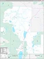 Lake, Or Wall Map Zip Code