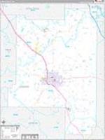 Lamar, Ga Carrier Route Wall Map