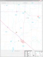 Lamb, Tx Carrier Route Wall Map
