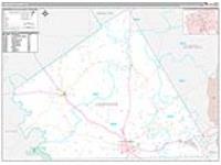 Lampasas, Tx Carrier Route Wall Map