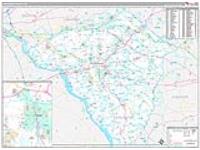 Lancaster, Pa Carrier Route Wall Map