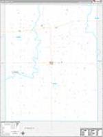 Lane, Ks Carrier Route Wall Map