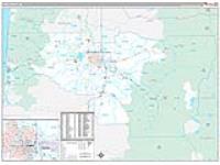 Lane, Or Wall Map Zip Code