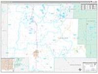 Langlade, Wi Carrier Route Wall Map