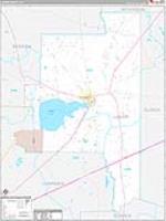 Lanier, Ga Carrier Route Wall Map
