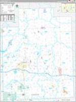 Lapeer, Mi Carrier Route Wall Map