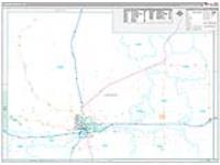 Laramie, Wy Wall Map Zip Code