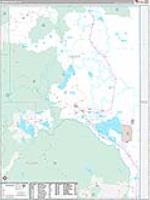 Lassen, Ca Carrier Route Wall Map