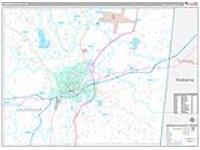 Lauderdale, Ms Carrier Route Wall Map