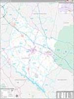 Laurens, Sc Carrier Route Wall Map
