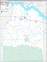 Lawrence, Al Carrier Route Wall Map