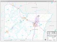 Lawrence, Ar Carrier Route Wall Map