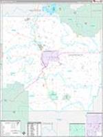 Lawrence, In Carrier Route Wall Map