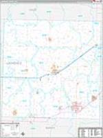 Lawrence, Mo Carrier Route Wall Map