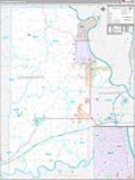 Leavenworth, Ks Carrier Route Wall Map