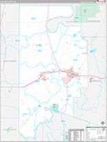 Leflore, Ms Carrier Route Wall Map