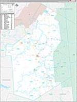 Lewis, Ny Carrier Route Wall Map