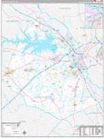 Lexington, Sc Carrier Route Wall Map