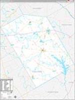 Limestone, Tx Carrier Route Wall Map