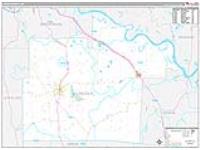 Lincoln, Ar Carrier Route Wall Map