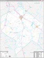 Lincoln, Ky Carrier Route Wall Map