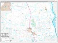 Lincoln, Mo Carrier Route Wall Map
