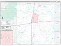 Lincoln, Ms Carrier Route Wall Map