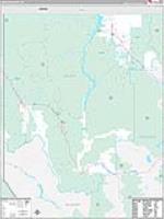 Lincoln, Mt Carrier Route Wall Map