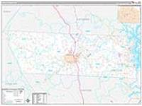 Lincoln, Nc Carrier Route Wall Map