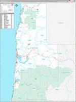 Lincoln, Or Wall Map Zip Code