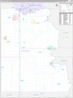 Lincoln, Sd Wall Map Zip Code