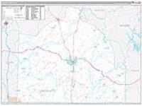 Lincoln, Tn Carrier Route Wall Map