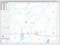 Linn, Mo Carrier Route Wall Map