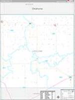 Lipscomb, Tx Carrier Route Wall Map