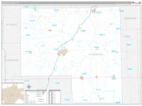 Livingston County IL Zip Code Wall Map Basic Style By MarketMAPS MapSales
