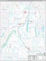 Livingston, Ny Carrier Route Wall Map