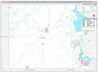 Llano, Tx Wall Map Zip Code