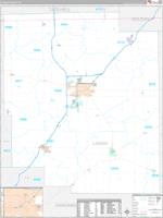 Logan, Il Carrier Route Wall Map