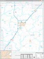 Logan, Il Carrier Route Wall Map