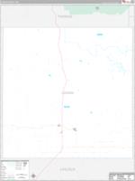 Logan, Ne Carrier Route Wall Map