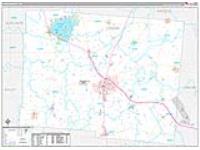 Logan, Oh Carrier Route Wall Map