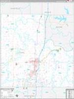 Logan, Ok Carrier Route Wall Map