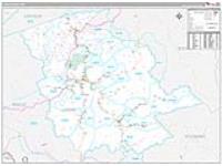 Logan, Wv Carrier Route Wall Map