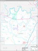 Lowndes, Al Carrier Route Wall Map