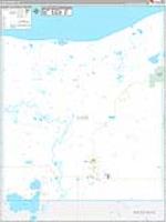 Luce, Mi Carrier Route Wall Map
